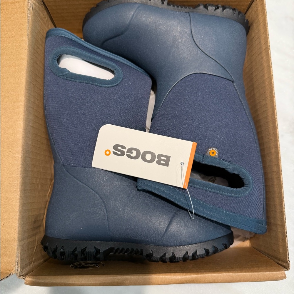 BOGS Kids Navy Blue Boots